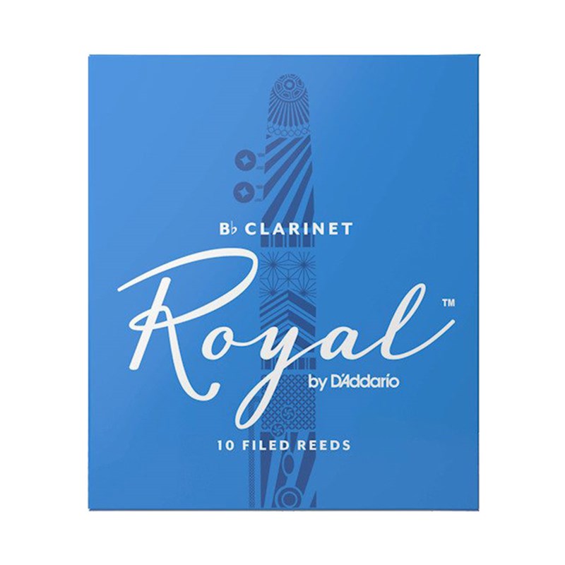D'Addario Rico RCB1025 Royal BB Clarinet Reeds Strength 2.5 - 1 Piece